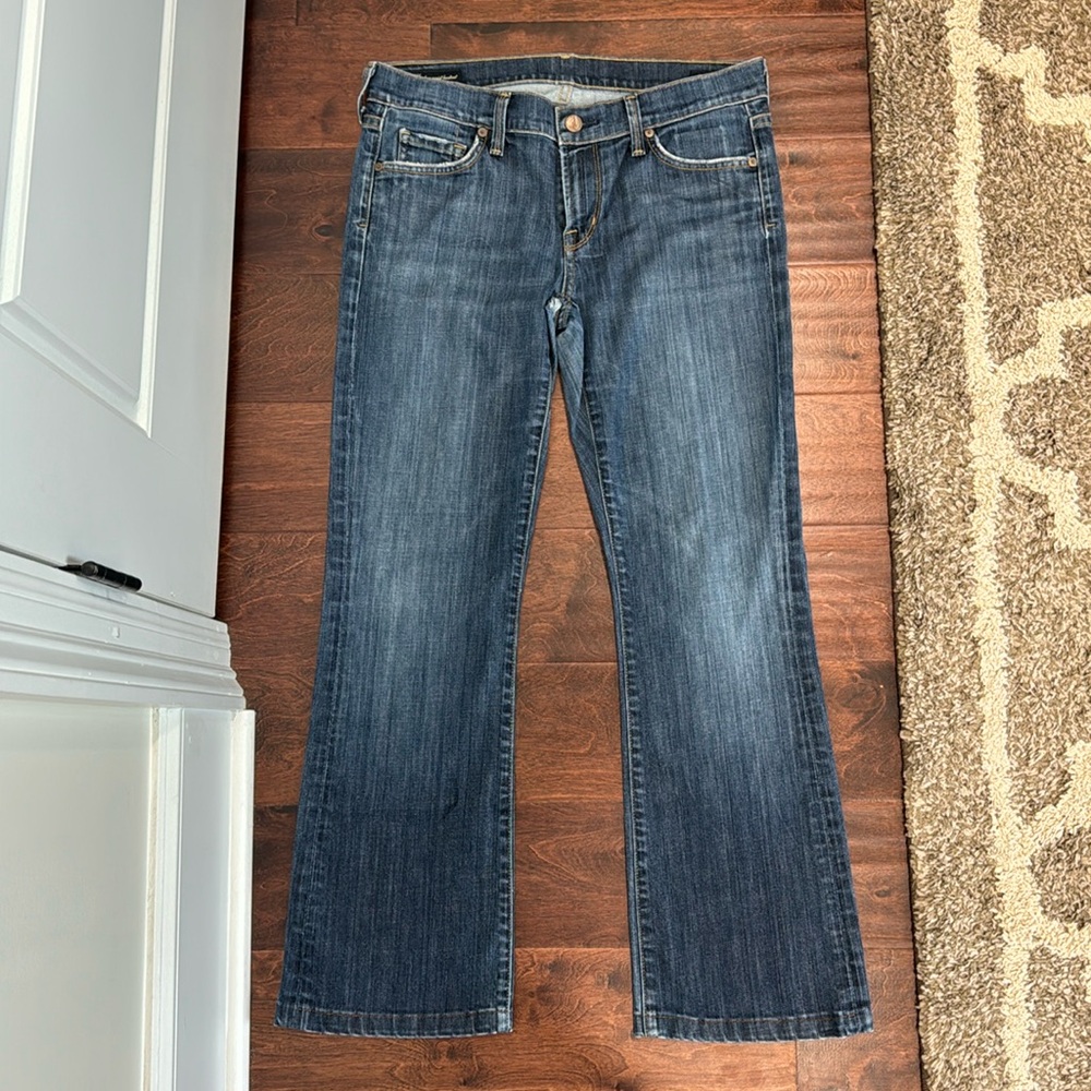 Butt Slit Citizens of Humanity Low Rise Bootcut Women’s Jeans Pant Denim Size 2